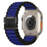 Cinturino per orologio in nylon a coste larghe con fibbia da paracadute, ideale per fuoristrada., For Apple Watch 46mm / 49mm / 45mm / 44mm, For Apple Watch 42mm / 41mm / 40mm / 38mm