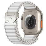Cinturino per orologio in nylon a coste larghe con fibbia da paracadute, ideale per fuoristrada., For Apple Watch 46mm / 49mm / 45mm / 44mm, For Apple Watch 42mm / 41mm / 40mm / 38mm