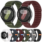 Cinturino per orologio in nylon con texture a onde e chiusura a strappo, con pulsante a pressione., 20mm, 22mm