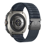 Cinturino per orologio in nylon con fibbia a paracadute e texture ondulata, For Samsung Galaxy Watch Ultra 47mm / Ultra 2025