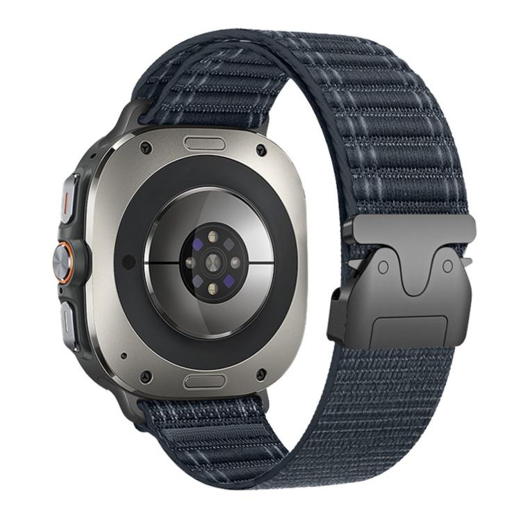 Cinturino per orologio in nylon con fibbia a paracadute e texture ondulata, For Samsung Galaxy Watch Ultra 47mm / Ultra 2025