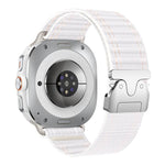Cinturino per orologio in nylon con fibbia a paracadute e texture ondulata, For Samsung Galaxy Watch Ultra 47mm / Ultra 2025