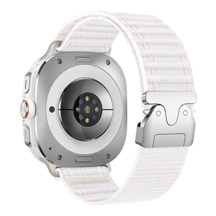 Cinturino per orologio in nylon con fibbia a paracadute e texture ondulata, For Samsung Galaxy Watch Ultra 47mm / Ultra 2025