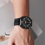 Cinturino per orologio in nylon con fibbia a paracadute e texture ondulata, For Samsung Galaxy Watch Ultra 47mm / Ultra 2025