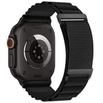 Cinturino per orologio in nylon a due sezioni con fibbia a C, ideale per alta montagna., For Apple Watch 46mm / 49mm / 45mm / 44mm