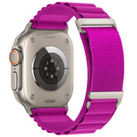 Cinturino per orologio in nylon a due sezioni con fibbia a C, ideale per alta montagna., For Apple Watch 46mm / 49mm / 45mm / 44mm
