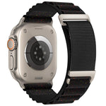 Cinturino per orologio in nylon a due sezioni con fibbia a C, ideale per alta montagna., For Apple Watch 46mm / 49mm / 45mm / 44mm