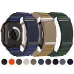 Cinturino per orologio in nylon a due sezioni con fibbia a C, ideale per alta montagna., For Apple Watch 42mm / 41mm / 40mm / 38mm