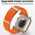 Cinturino per orologio in nylon a due sezioni con fibbia a C, ideale per alta montagna., For Apple Watch 42mm / 41mm / 40mm / 38mm