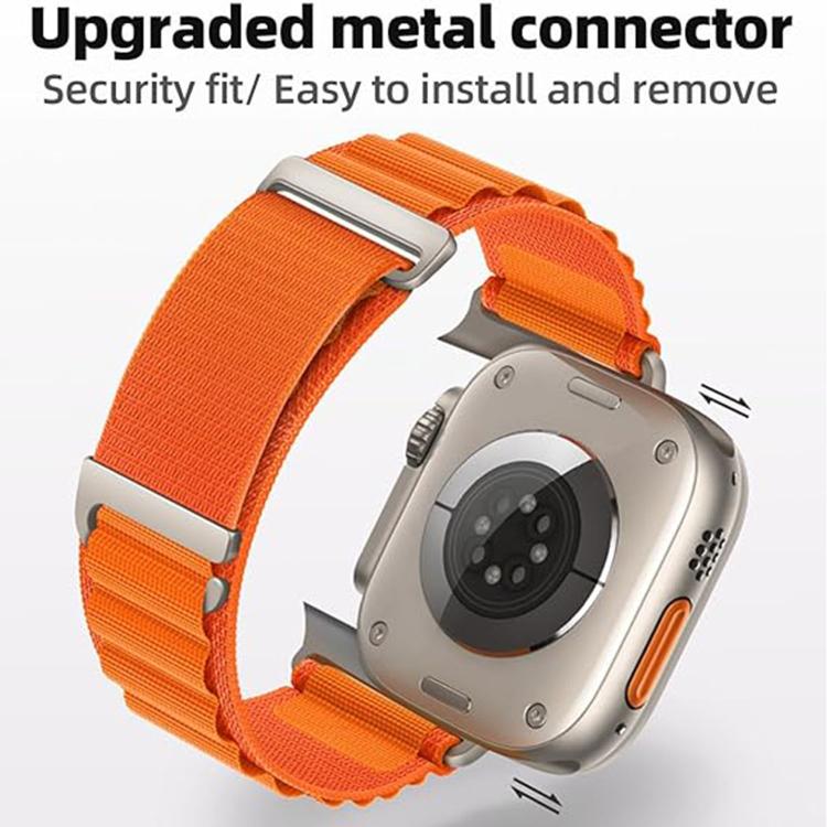 Cinturino per orologio in nylon a due sezioni con fibbia a C, ideale per alta montagna., For Apple Watch 42mm / 41mm / 40mm / 38mm