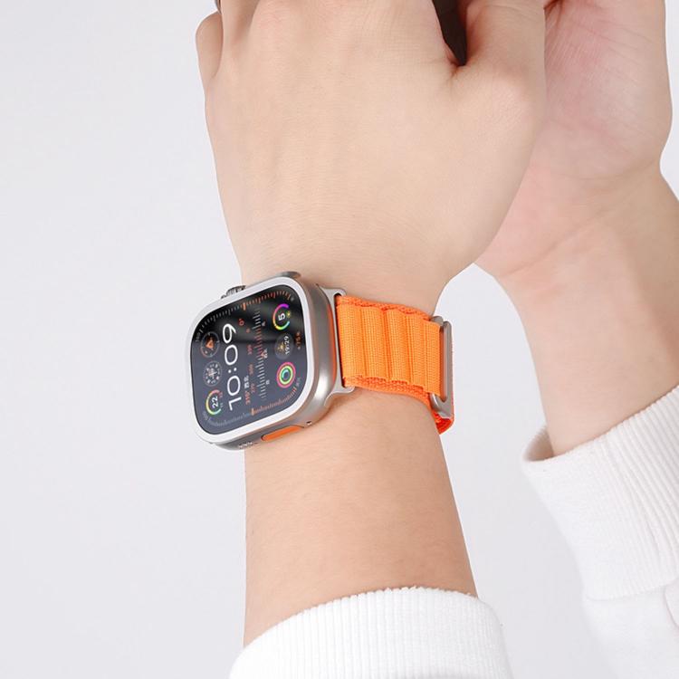 Cinturino per orologio in nylon a due sezioni con fibbia a C, ideale per alta montagna., For Apple Watch 42mm / 41mm / 40mm / 38mm