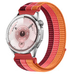Cinturino per orologio in nylon intrecciato a triplo anello con chiusura a strappo, 18mm, 20mm, 22mm
