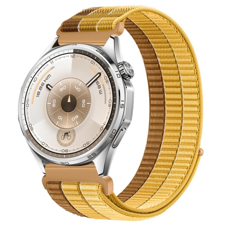 Cinturino per orologio in nylon intrecciato a triplo anello con chiusura a strappo, 18mm, 20mm, 22mm