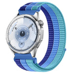 Cinturino per orologio in nylon intrecciato a triplo anello con chiusura a strappo, 18mm, 20mm, 22mm