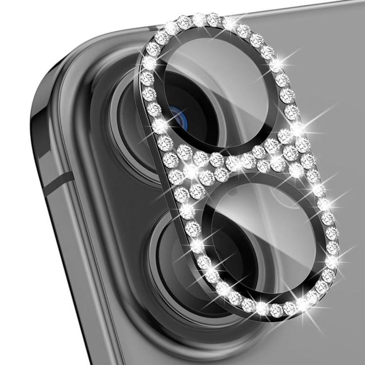 Obiettivo fotografico ENKAY Hat-Prince Blink Diamond in lega di alluminio, vetro temperato e pellicola., For iPhone 17