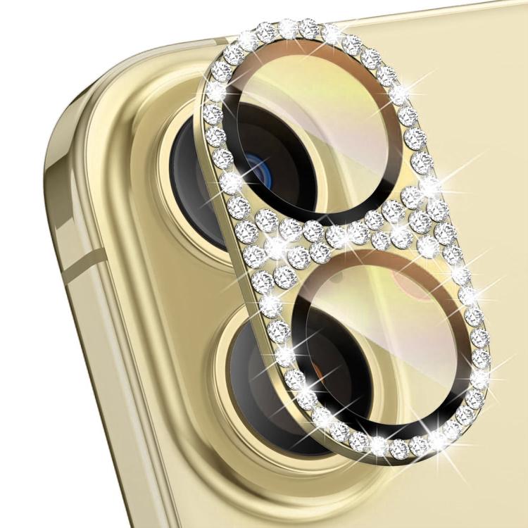 Obiettivo fotografico ENKAY Hat-Prince Blink Diamond in lega di alluminio, vetro temperato e pellicola., For iPhone 17