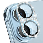 Obiettivo fotografico ENKAY Hat-Prince Blink Diamond in lega di alluminio, vetro temperato e pellicola., For iPhone 17
