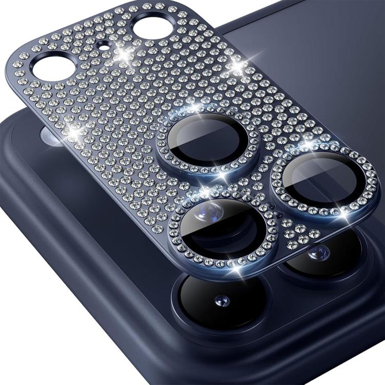 Obiettivo fotografico ENKAY Hat-Prince Blink Diamond in lega di alluminio, vetro temperato e pellicola., For iPhone 17 Pro Max, For iPhone 17 Pro