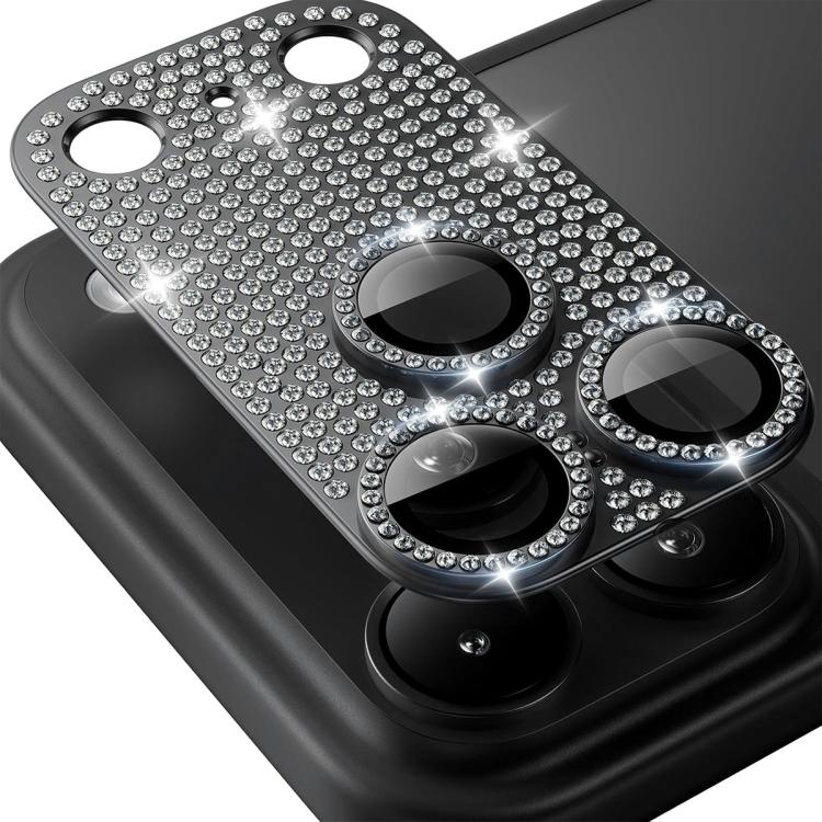 Obiettivo fotografico ENKAY Hat-Prince Blink Diamond in lega di alluminio, vetro temperato e pellicola., For iPhone 17 Pro Max, For iPhone 17 Pro