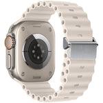 Cinturino per orologio Ocean in silicone con fibbia magnetica, ricondizionato., For Apple Watch 46mm / 49mm / 45mm / 44mm, For Apple Watch 42mm / 41mm / 40mm / 38mm