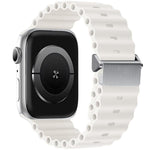 Cinturino per orologio Ocean in silicone con fibbia magnetica, ricondizionato., For Apple Watch 46mm / 49mm / 45mm / 44mm, For Apple Watch 42mm / 41mm / 40mm / 38mm