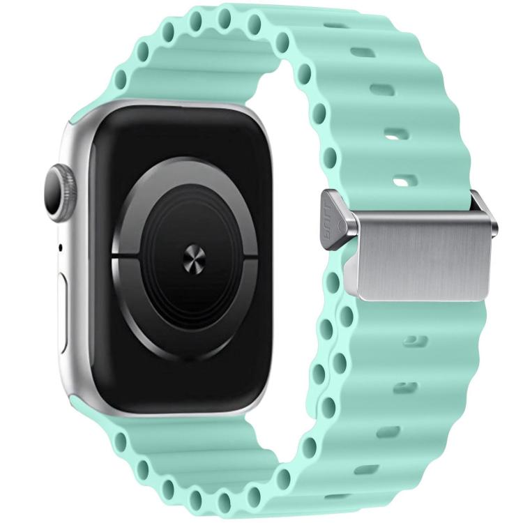 Cinturino per orologio Ocean in silicone con fibbia magnetica, ricondizionato., For Apple Watch 46mm / 49mm / 45mm / 44mm, For Apple Watch 42mm / 41mm / 40mm / 38mm