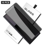 10 pezzi Pellicola in vetro temperato ad alto contenuto di alluminio con stampa serigrafica a 360 gradi per la privacy, con bordi curvi di grandi dimensioni, For Samsung Galaxy Z Fold7, For Samsung Galaxy Z Fold6, For Samsung Galaxy Z Fold5            ...