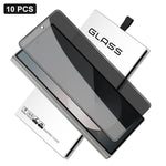 10 pezzi Pellicola in vetro temperato ad alto contenuto di alluminio con stampa serigrafica a 360 gradi per la privacy, con bordi curvi di grandi dimensioni, For Samsung Galaxy Z Fold7, For Samsung Galaxy Z Fold6, For Samsung Galaxy Z Fold5            ...