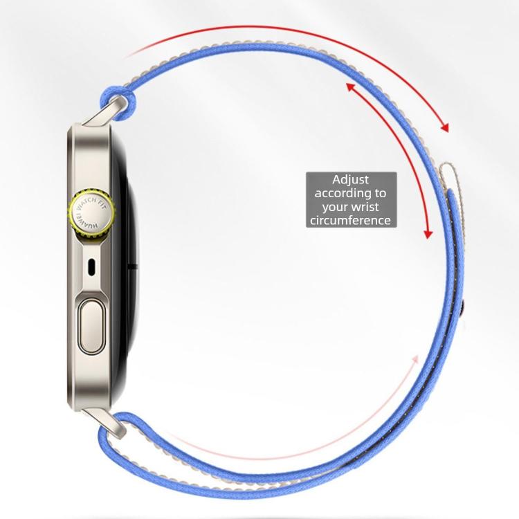 Cinturino per orologio Wild Path Loop in nylon con chiusura a strappo., For Huawei Watch Fit 5 / Fit 5 Pro / Fit 4