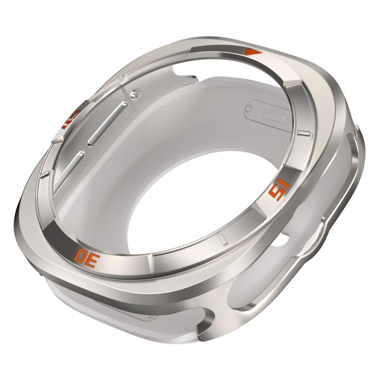 Orologio con quadrante in metallo, lega di alluminio e policarbonato, con custodia protettiva per orologio., For Samsung Galaxy Watch Ultra 47mm