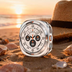 Orologio con quadrante in metallo, lega di alluminio e policarbonato, con custodia protettiva per orologio., For Samsung Galaxy Watch Ultra 47mm
