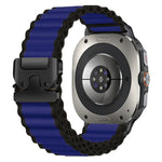 Cinturino per orologio in nylon a coste larghe con fibbia da paracadute, ideale per fuoristrada., For Samsung Galaxy Watch Ultra 47mm / Ultra 2025