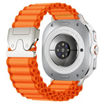 Cinturino per orologio in nylon a coste larghe con fibbia da paracadute, ideale per fuoristrada., For Samsung Galaxy Watch Ultra 47mm / Ultra 2025