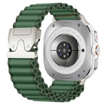 Cinturino per orologio in nylon a coste larghe con fibbia da paracadute, ideale per fuoristrada., For Samsung Galaxy Watch Ultra 47mm / Ultra 2025
