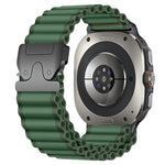 Cinturino per orologio in nylon a coste larghe con fibbia da paracadute, ideale per fuoristrada., For Samsung Galaxy Watch Ultra 47mm / Ultra 2025