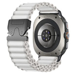 Cinturino per orologio in nylon a coste larghe con fibbia da paracadute, ideale per fuoristrada., For Samsung Galaxy Watch Ultra 47mm / Ultra 2025