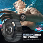 Cinturino per orologio in nylon a coste larghe con fibbia da paracadute, ideale per fuoristrada., For Samsung Galaxy Watch Ultra 47mm / Ultra 2025
