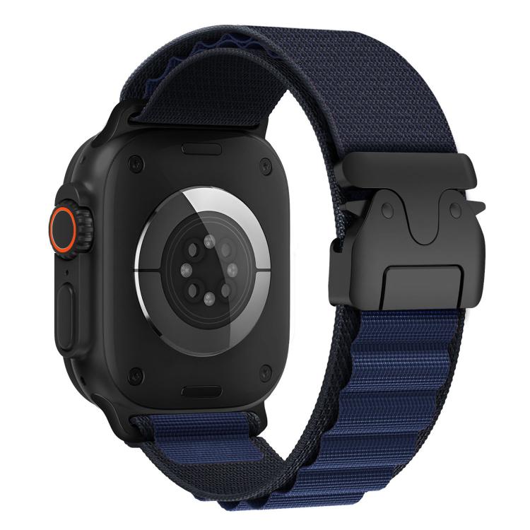 Cinturino per orologio in nylon con fibbia da paracadute, ideale per alta montagna., For Apple Watch 46mm / 49mm / 45mm / 44mm