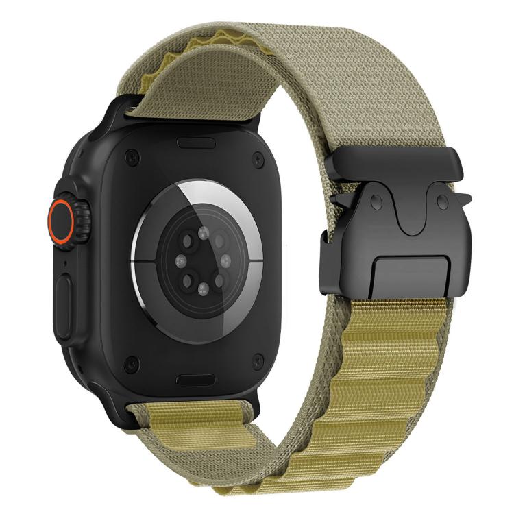 Cinturino per orologio in nylon con fibbia da paracadute, ideale per alta montagna., For Apple Watch 46mm / 49mm / 45mm / 44mm