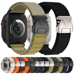 Cinturino per orologio in nylon con fibbia da paracadute, ideale per alta montagna., For Apple Watch 42mm / 41mm / 40mm / 38mm