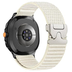 Cinturino per orologio in nylon intrecciato con fibbia a paracadute e motivo montano, con punta in metallo., For Samsung Galaxy Watch8 / Watch8 Classic
