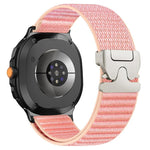 Cinturino per orologio in nylon intrecciato con fibbia a paracadute e motivo montano, con punta in metallo., For Samsung Galaxy Watch8 / Watch8 Classic