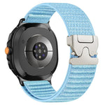Cinturino per orologio in nylon intrecciato con fibbia a paracadute e motivo montano, con punta in metallo., For Samsung Galaxy Watch8 / Watch8 Classic