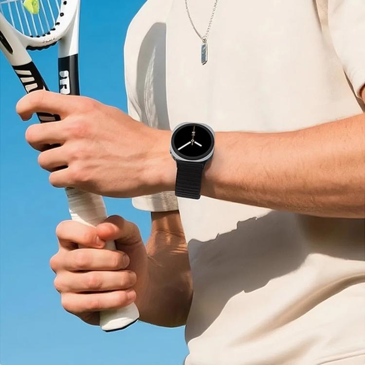 Cinturino per orologio in nylon intrecciato con fibbia a paracadute e motivo montano, con punta in metallo., For Samsung Galaxy Watch8 / Watch8 Classic