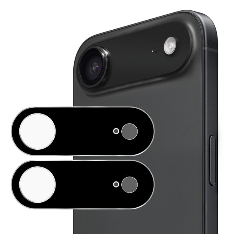 2 pellicole in vetro temperato ENKAY Hat-Prince Black 9H per obiettivo fotocamera posteriore., For iPhone 17 Pro Max, For iPhone 17 Pro, For iPhone 17, For iPhone Air