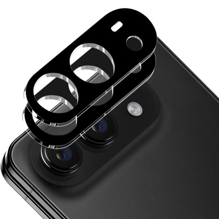 2 pellicole in vetro temperato ENKAY Hat-Prince Black 9H per obiettivo fotocamera posteriore., For iPhone 17 Pro Max, For iPhone 17 Pro, For iPhone 17, For iPhone Air