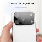 2 pellicole in vetro temperato ENKAY Hat-Prince Black 9H per obiettivo fotocamera posteriore., For iPhone 17 Pro Max, For iPhone 17 Pro, For iPhone 17, For iPhone Air