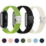 Cinturino per orologio in nylon intrecciato con fibbia a paracadute e motivo montano, con punta in metallo., For Xiaomi Smart Band 10 / 9 / 8