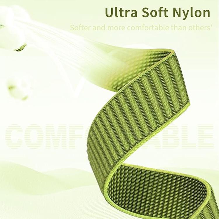 Cinturino per orologio in nylon intrecciato con fibbia a paracadute e motivo montano, con punta in metallo., For Xiaomi Smart Band 10 / 9 / 8