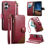 Portafoglio con cerniera e cinturino in ecopelle vegana, For iPhone 17 Pro Max, For iPhone 17 Pro, For iPhone 17, For iPhone Air